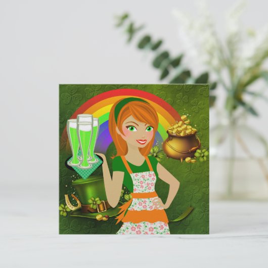 St. Patrick's Day - SRF Kaart (Staand voorkant)