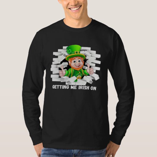 St Patricks Day St Pattys Pixie Gnome Elfin Fay S T-shirt (Voorkant)