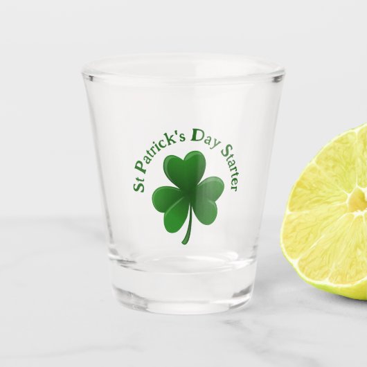 St Patrick's Day Starter Shot Glass Glas (Voorkant)