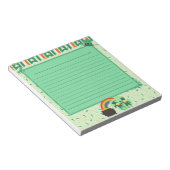St. Patrick's Day Stationery Notitieblok (Schuin)