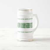 St. Patrick's Day Stein Bierpul (Voorkant rechts)