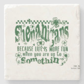 St. Patrick's Day Stenen Onderzetter (Voorkant)