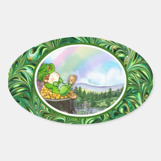 St. Patrick's Day Sticker (Voorkant)