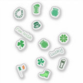St. Patrick's Day Sticker (Voorkant)