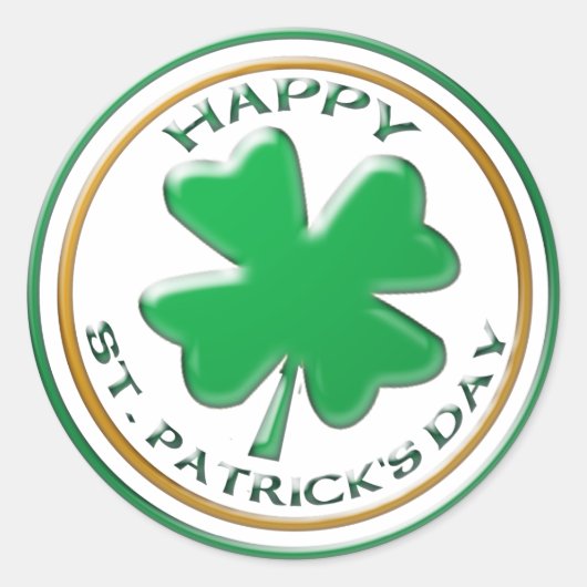 St Patricks Day sticker (Voorkant)