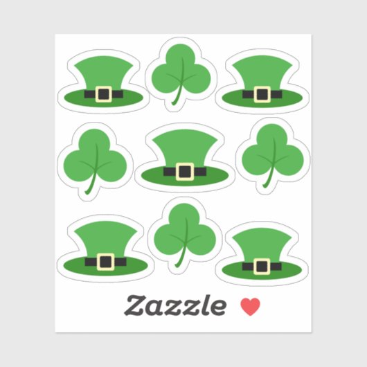 St Patrick's Day Sticker (Vel)