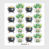 St. Patrick's Day sticker (Vel)