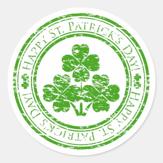St. Patrick's Day Sticker (Voorkant)