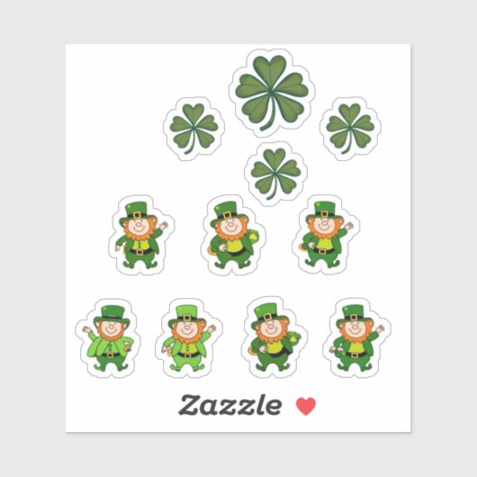 St Patrick's Day Sticker (Vel)
