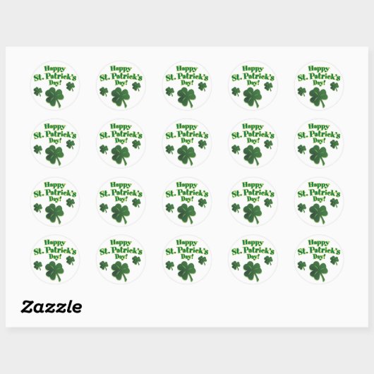 St Patrick's Day Stickers (Vel)