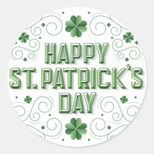 St. Patrick's Day / Stickers (Voorkant)