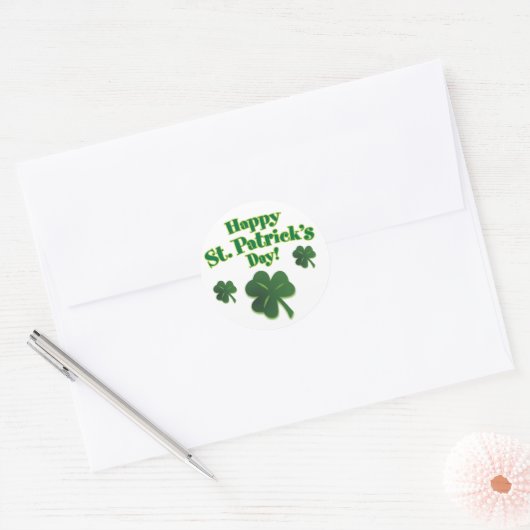 St Patrick's Day Stickers (Envelop)