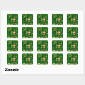 St. Patrick's Day Stickers Leprechaun Shamrocks (Vel)