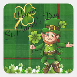 St. Patrick's Day Stickers Leprechaun Shamrocks