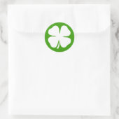 St Patricks Day stickers met gelukkige charme klav (Tas)