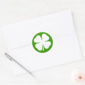 St Patricks Day stickers met gelukkige charme klav (Envelop)