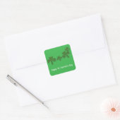 St. Patrick's Day Stickers met Klaver (Envelop)