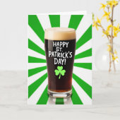 St. Patrick's Day Stout Kaart (Gele Bloem)