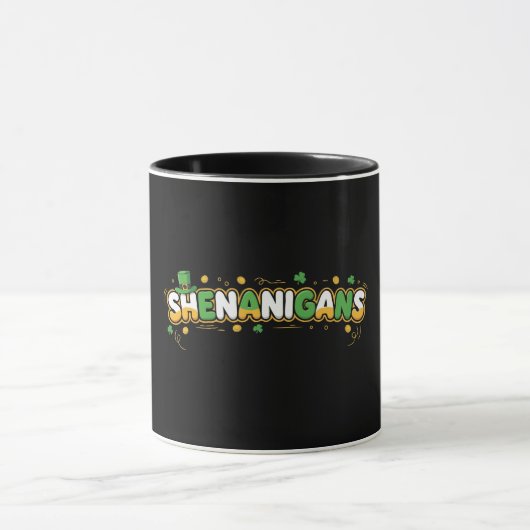St. Patrick's Day Streken Leprechaun Hoed Mok (Midden)