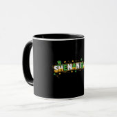 St. Patrick's Day Streken Leprechaun Hoed Mok (Voorkant links)