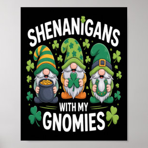 St. Patrick's Day Streken Met Mijn Kabouters Poster