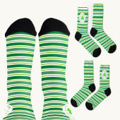 St. Patrick's Day Stripes All-Over-Print Socks Sokken