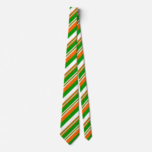 St. Patrick's Day Stripes Stropdas (Voorkant)