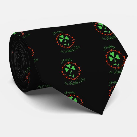 St. Patrick's Day Stropdas (Opgerold)