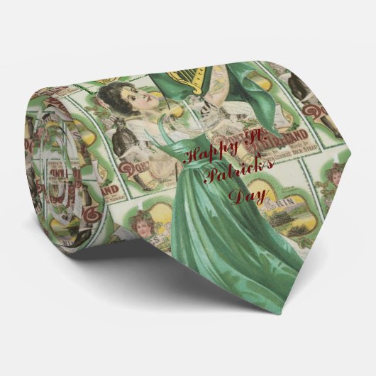 St. Patrick's Day Stropdas (Opgerold)