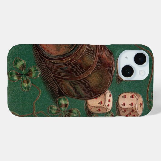  St. Patrick's Day, succes Ierse dobbelstenen Case-Mate iPhone Case (Achterkant (horizontaal))