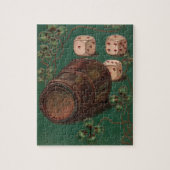  St. Patrick's Day, succes Ierse dobbelstenen Legpuzzel (Verticaal)