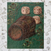 St. Patrick's Day, succes Ierse dobbelstenen Legpuzzel