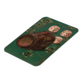  St. Patrick's Day, succes Ierse dobbelstenen Magneet (Linkerzijde)