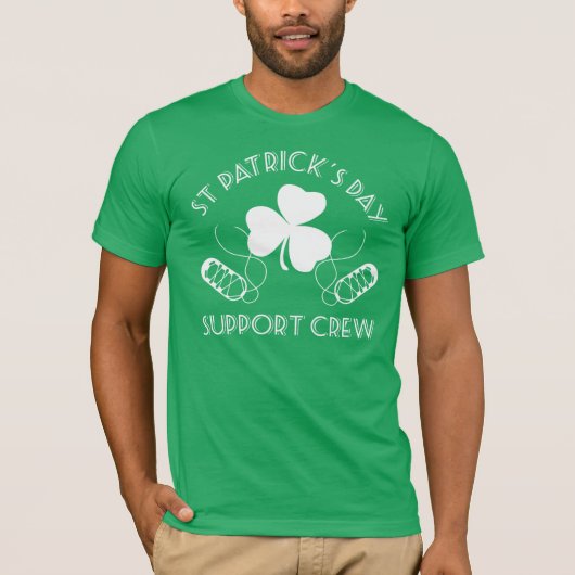 St Patrick's Day Support Crew Irish Dance T-shirt (Voorkant)