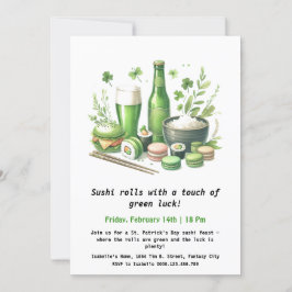 St. Patrick's Day Sushi – Rollen in het Groen! Kaart