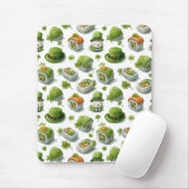 St. Patrick's Day Sushi Rolls & Shamrock Muismat (Met muis)