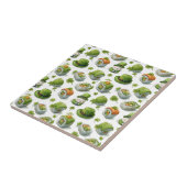 St. Patrick's Day Sushi Rolls & Shamrock Tegeltje (Zijkant)