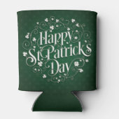St. Patrick's Day - Swirled Word Art Blikjeskoeler (Achterkant)