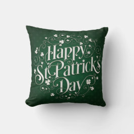 St. Patrick's Day - Swirled Word Art Kussen