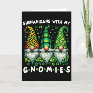 St Patricks Day T-shirt Dames - Shenanigans Met Mi Kaart