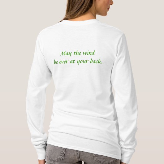 St Patrick's Day T Shirt met Celtic Knots (Achterkant)
