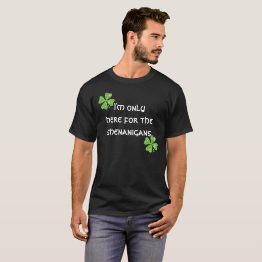 St. Patrick's Day T-shirt met Shamrock (Voorkant volledig)