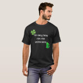 St. Patrick's Day T-shirt met Shamrock Green Beer (Voorkant volledig)