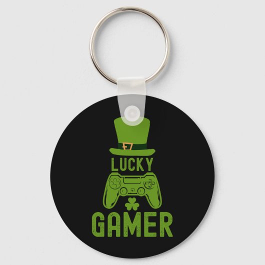 St Patricks Day T-shirt Shamrock St Patrick Lucky Sleutelhanger (Voorkant)