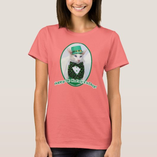 St. Patricks Day T-shirt van Skeezix McCat (Voorkant)
