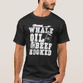 St Patrick's Day T Shirt Whale Oil Beef Hooked Iri (Voorkant)