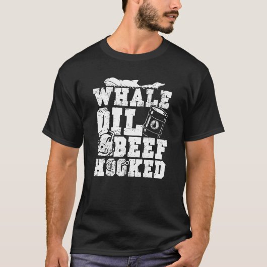 St Patrick's Day T Shirt Whale Oil Beef Hooked Iri (Voorkant)