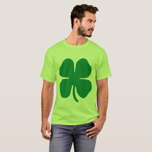 ST.PATRICK'S DAY T-shirts, Shamrock Clover T-shirt (Voorkant volledig)