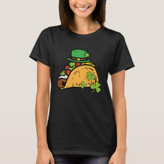 St Patricks Day Taco Saint Paddys Pattys Food Men  T-shirt