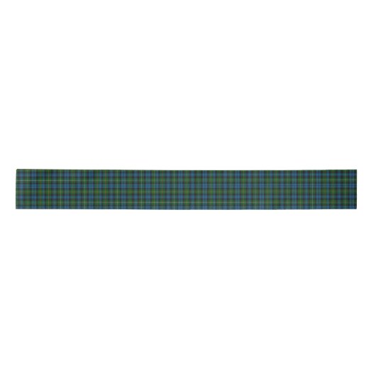 St. Patrick's Day Tartan - Blue/Green 3" Satijnen Lint (Voorkant)